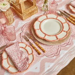 Sale Mrs. Alice Serena Pink Leopard Napkins (Set Of 4)