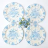New Mrs. Alice Seville Blue Gardenia Dinner Plate (Set Of 4)