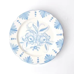 Online Mrs. Alice Seville Blue Gardenia Dinner Plate (Set Of 4)