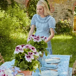 Online Mrs. Alice Seville Blue Gardenia Dinner Plate (Set Of 4)