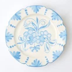 Online Mrs. Alice Seville Blue Gardenia Dinner Plate (Set Of 4)