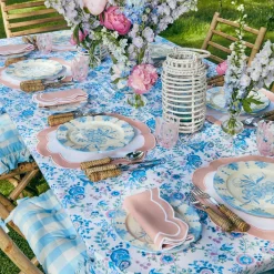 Best Mrs. Alice Seville Blue Gardenia Dinner Plate