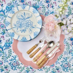 Best Mrs. Alice Seville Blue Gardenia Dinner Plate