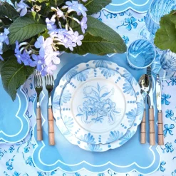 Online Mrs. Alice Seville Blue Gardenia Starter Plate (Set Of 4)