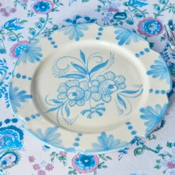 Online Mrs. Alice Seville Blue Gardenia Starter Plate (Set Of 4)