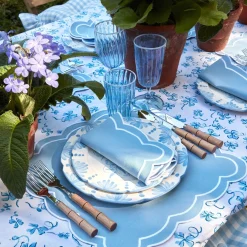 Best Mrs. Alice Seville Blue Gardenia Starter Plate (Set Of 4)