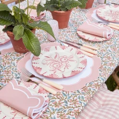 Clearance Mrs. Alice Seville Pink Gardenia Dinner Plate (Set Of 4)