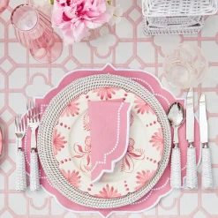 Sale Mrs. Alice Seville Pink Gardenia Dinner Plate (Set Of 4)