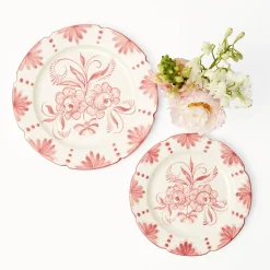 Outlet Mrs. Alice Seville Pink Gardenia Starter Plate