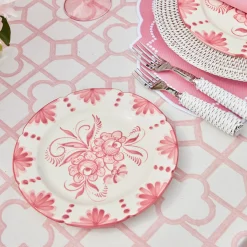 Outlet Mrs. Alice Seville Pink Gardenia Starter Plate
