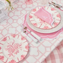 Outlet Mrs. Alice Seville Pink Gardenia Starter Plate