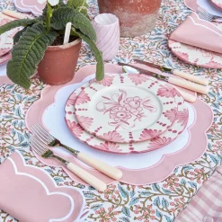 Discount Mrs. Alice Seville Pink Gardenia Starter Plate (Set Of 4)