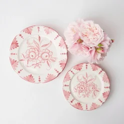 Outlet Mrs. Alice Seville Pink Gardenia Starter Plate
