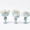 Outlet Mrs. Alice Small Blue Fluted Vase (Set Of 3)