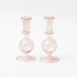 Outlet Mrs. Alice Small Camille Peony Candle Holder (Pair)