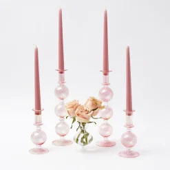 Outlet Mrs. Alice Small Camille Peony Candle Holder (Pair)