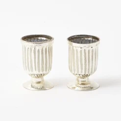 Online Mrs. Alice Small Mercury Fluted Vase (Pair)