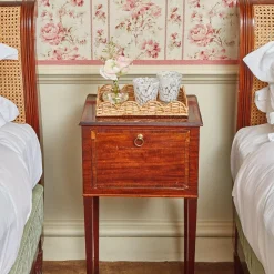 Hot Mrs. Alice Small Scalloped Rattan Tray