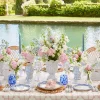 Best Mrs. Alice Small White Rattan Urn Vase