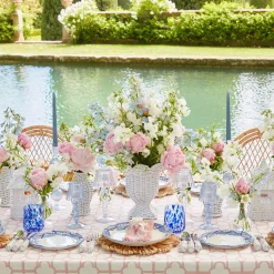 Best Mrs. Alice Small White Rattan Urn Vase