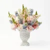 Discount Mrs. Alice Small White Rattan Urn Vase