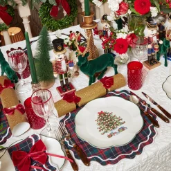 Hot Mrs. Alice Snowflake Applique Tablecloth