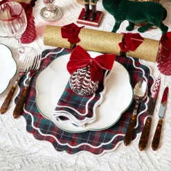 Hot Mrs. Alice Snowflake Applique Tablecloth