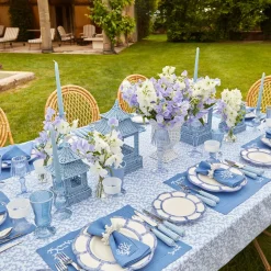 New Mrs. Alice Soft Blue Candles (Set Of 8)