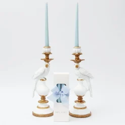 New Mrs. Alice Soft Blue Candles (Set Of 8)