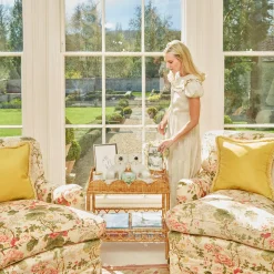 Mrs. Alice Sophia Rattan Side Table