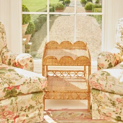 Mrs. Alice Sophia Rattan Side Table
