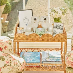 Sale Mrs. Alice Sophia Rattan Side Table