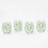 Outlet Mrs. Alice Spring Floral Glasses (Set Of 4)