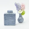 Best Mrs. Alice Square Floral Print Ginger Jar
