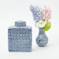 Best Mrs. Alice Square Floral Print Ginger Jar