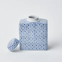 Best Mrs. Alice Square Floral Print Ginger Jar