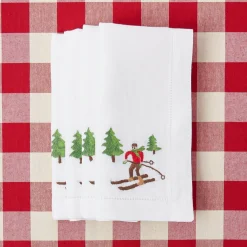 Discount Mrs. Alice Swiss Red Gingham Tablecloth