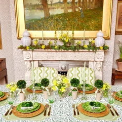 Online Mrs. Alice Sylvie Green Embroidered Napkins (Set Of 4)
