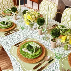 Online Mrs. Alice Sylvie Green Embroidered Napkins (Set Of 4)