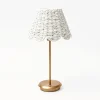 Mrs. Alice Tall Rechargeable Lamp With White Seagrass Lampshade