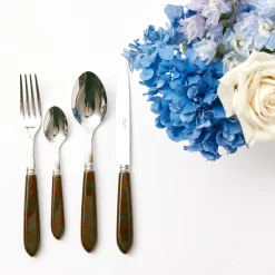 New Mrs. Alice Tortoiseshell Cutlery Set (4 Piece)