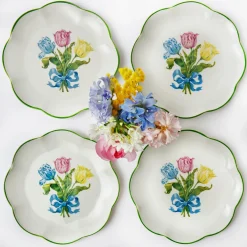 Mrs. Alice Tulip Starter Plate (Set Of 4)