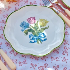 Mrs. Alice Tulip Starter Plate (Set Of 4)