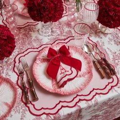 Sale Mrs. Alice Valerie Pink Napkins (Set Of 4)