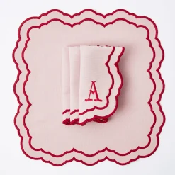 Sale Mrs. Alice Valerie Pink Napkins (Set Of 4)
