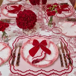Clearance Mrs. Alice Valerie Pink Placemats (Set Of 4)