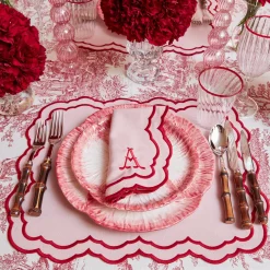 Clearance Mrs. Alice Valerie Pink Placemats (Set Of 4)