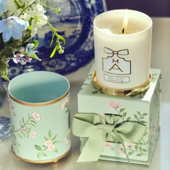 Outlet Mrs. Alice Velvet Oak Scented Candle & Pot Set