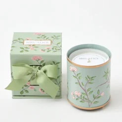 Best Mrs. Alice Velvet Oak Tole Candle Pot