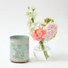 Discount Mrs. Alice Velvet Oak Tole Candle Pot